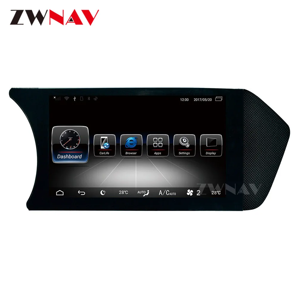 Jutiklinis ekranas Android 9.0 Automobilio Multimedijos Grotuvo MERCEDES-BENZ C-klasse C204 2011-automobilių GPS BT Audio Radijas stereo galvos vienetas