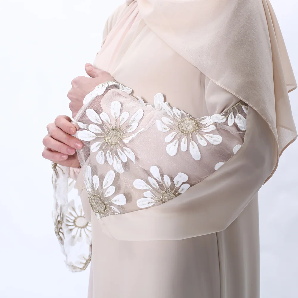 Kaftan Dubajus Abaja Kimono Hijab Musulmonų Suknelė Moterims Afrikos Saudo Arabų, Turkų Suknelės Caftan Kataro Islamo Drabužių Cardigan