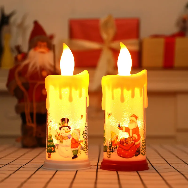 Kalėdinė Dekoracija LED Flameless Žvakė Imituojamas liepsna Gimtadienio Žvakių Šviesos Kalėdų Vestuves Namų Puošybai natal