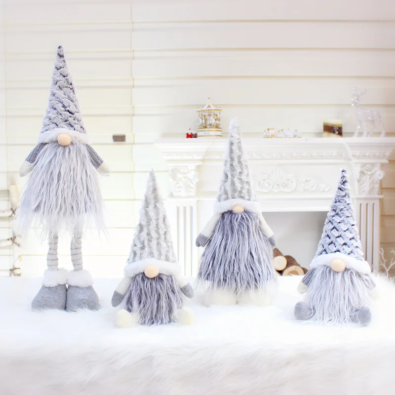 Kalėdų Beveidis Elf Pilka, Rožinė Kalėdų Ornamentu Kalėdos Vaikui, Dovanos Linksmų Kalėdų Dekoro Namų Gimdymo Laimingų Naujųjų Metų 2021