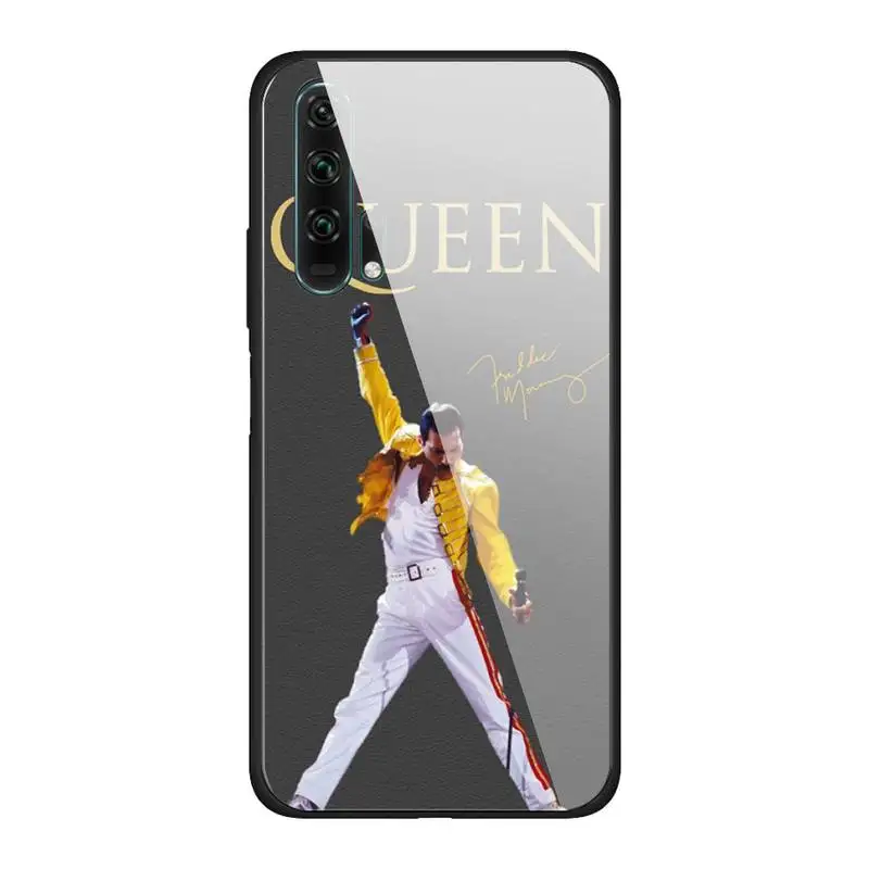 Karalienė Freddie Mercury Telefoną Atveju Huawei 30 Lite 20 Por P9 10 Mate 10 9 Garbę 9 10 NOVA 5 Padengti Stiklo Huawei P20 Atveju