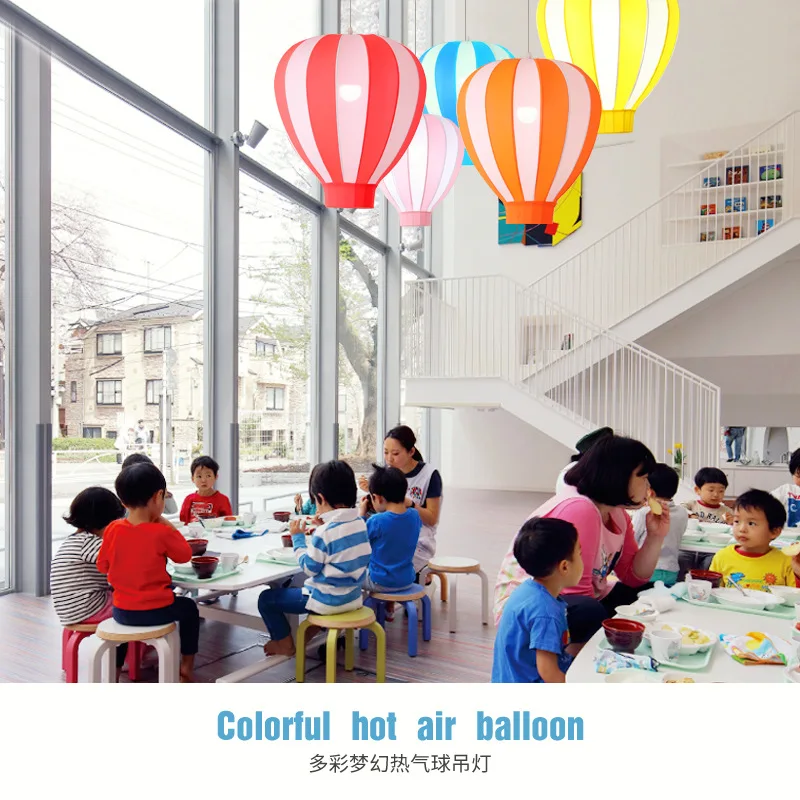Kūrybos Šiuolaikinės Paprastas Spalvos Vaikų Kambaryje Motinos ir Vaiko Drabužių Parduotuvė, vaikų Darželis, žaidimų Aikštelė Balionas LED Šviestuvo