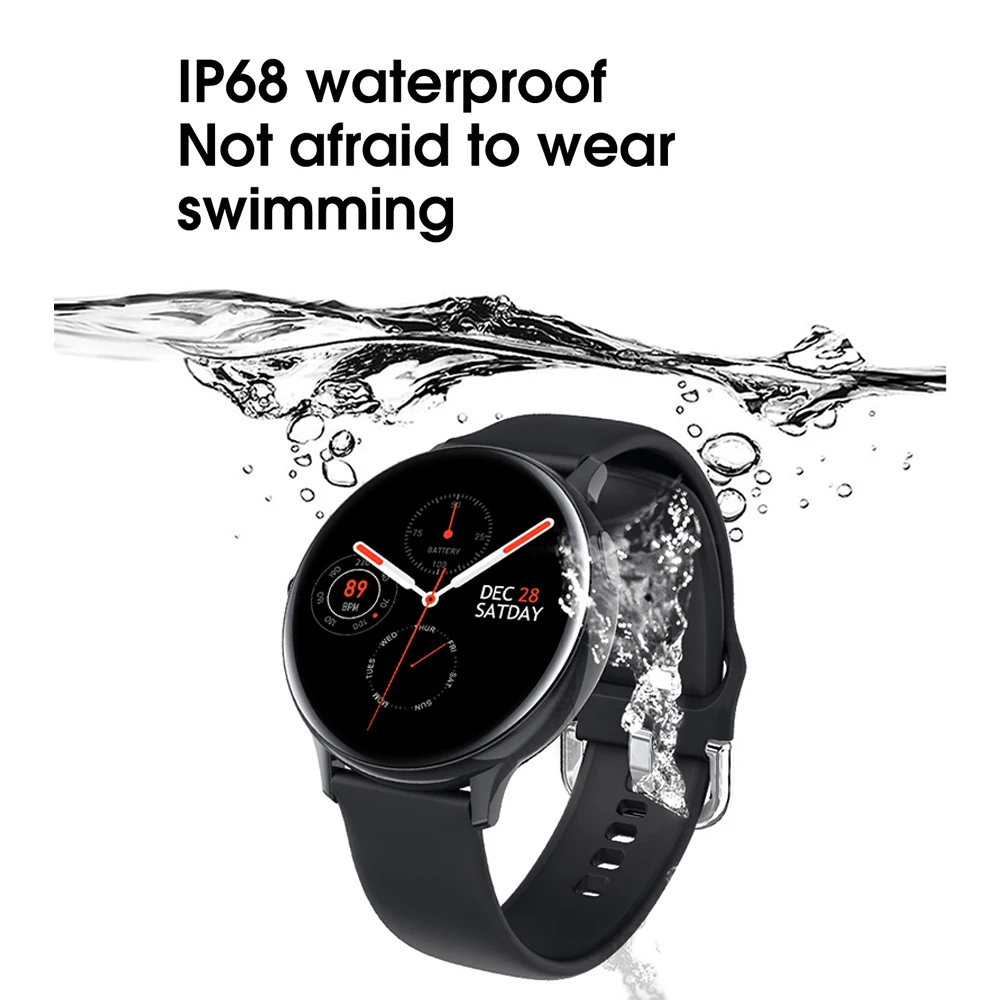 LEMFO Smart Watch Vyrų IP68 Vandeniui, Širdies ritmą, Kraujo Spaudimą, Stebėti Smartwatch Moterų 2020 M. Permainingi Žiūrėti Veido, skirta 