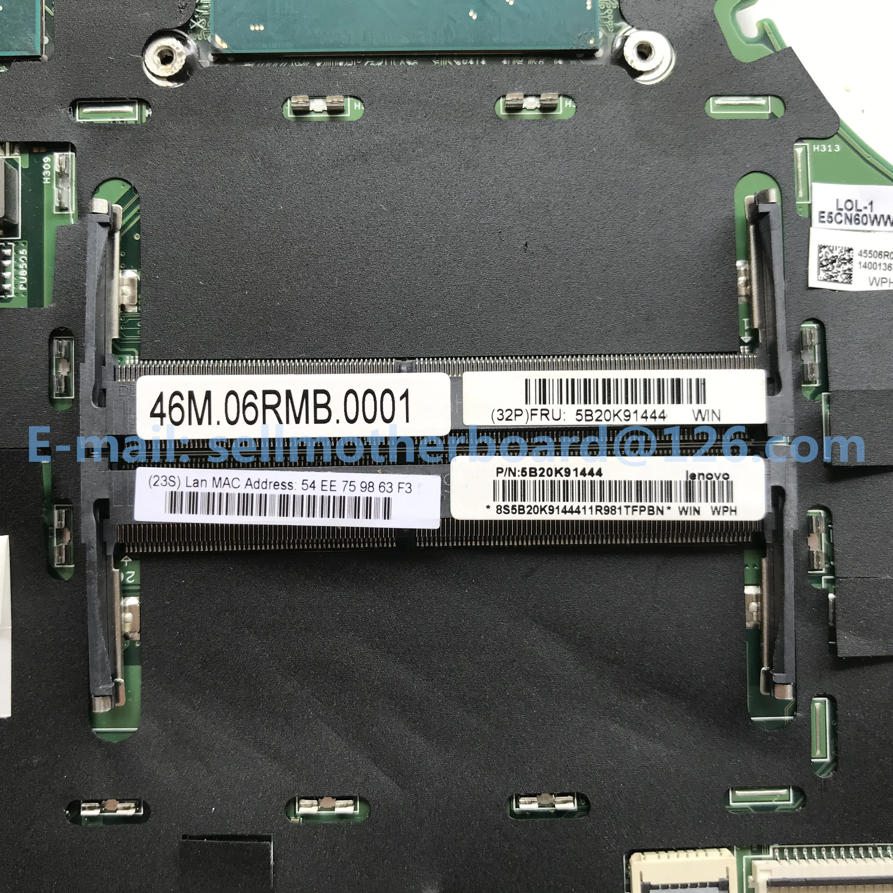 LENOVO IdeaPad 700-15ISK Nešiojamas Plokštė DDR4 Su i7-6700HQ CPU GTX950M 4GB 5B20K91444 448.06R01.001M MB Testuotas