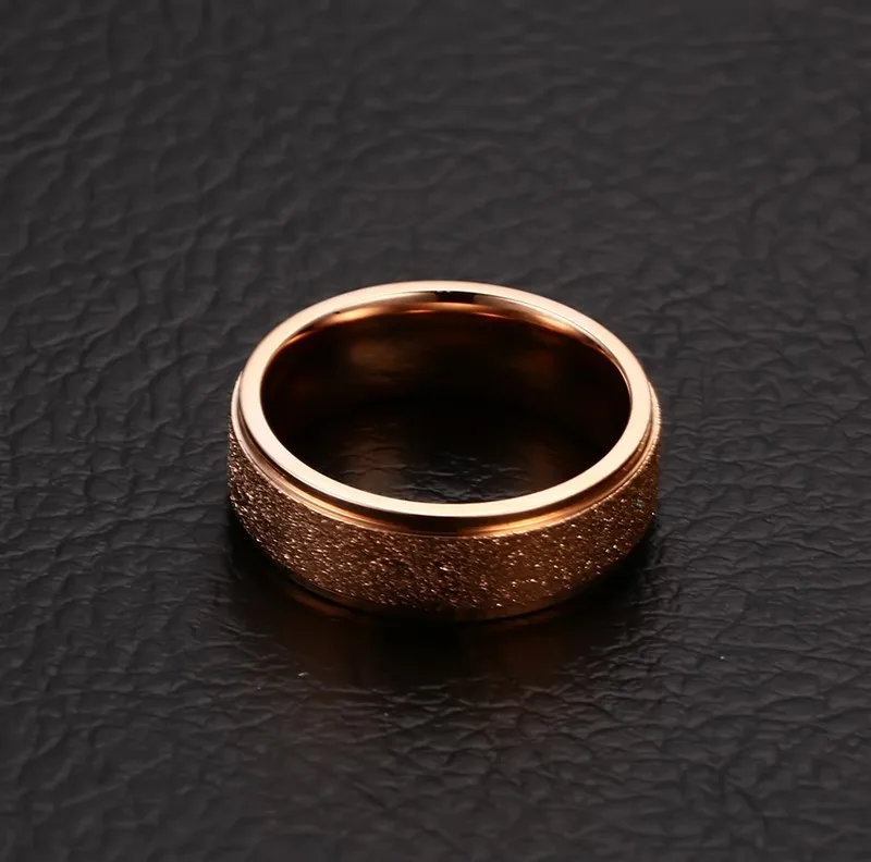 LETAPI Naujas Mados Titano Plieno Žiedas Aukštos Kokybės Black Rose Aukso Sidabro Spalvos Vestuvių, sužadėtuvių Matinio Žiedai Moterims