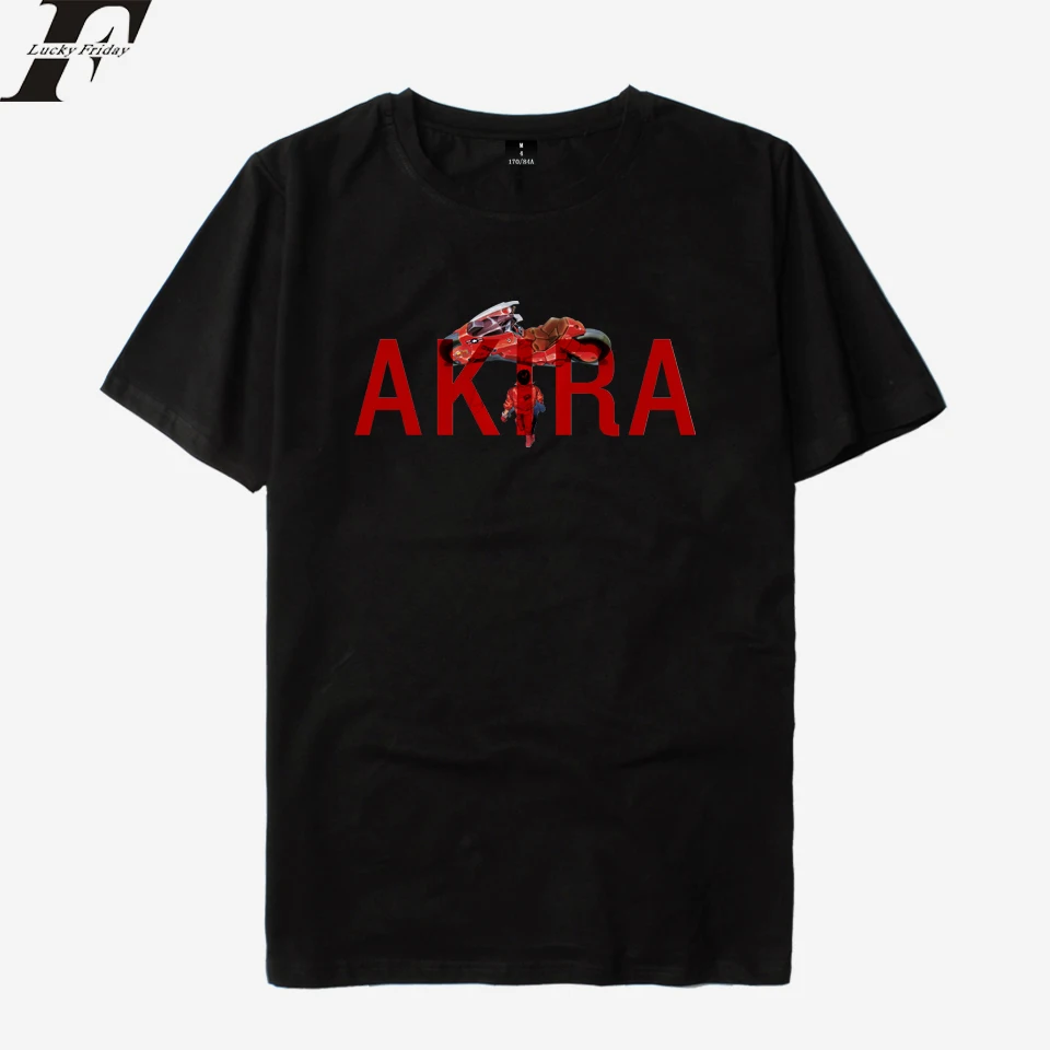 LUCKYFRIDAYF 2018 Akira Anime Filmas Juokingas Print T shirt Vyrų/Moterų marškinėliai Moterims Vasaros trumpomis Rankovėmis T-shirt Vyrams, Atsitiktinis Viršų Tees