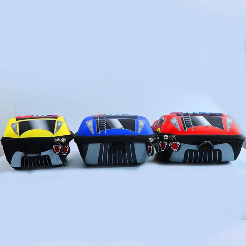 LXFZQ Darželio 3D Automobilių Kuprinė Kuprinė Mochila Infantil Vaikų Mokyklos Maišeliai Vaikams Kuprinės Vaikams Peties Maišas ant Nugaros