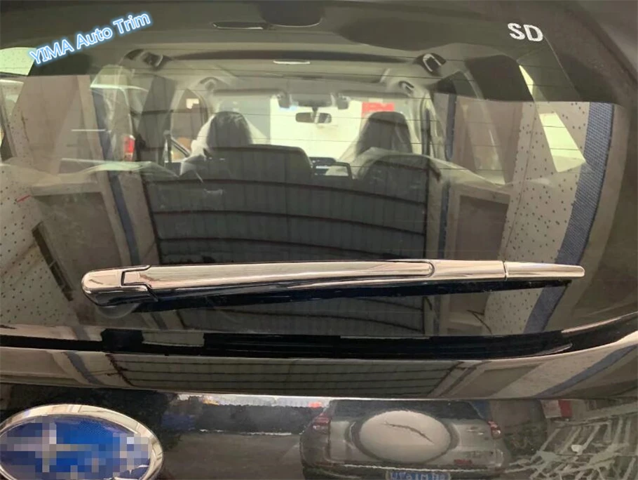Lapetus Automobilių Stilius Galinio Lango stiklo Valytuvas apsauginis Rėmas Padengti Trim 4 Vnt ABS Tinka Subaru Forester 2019 2020 2021
