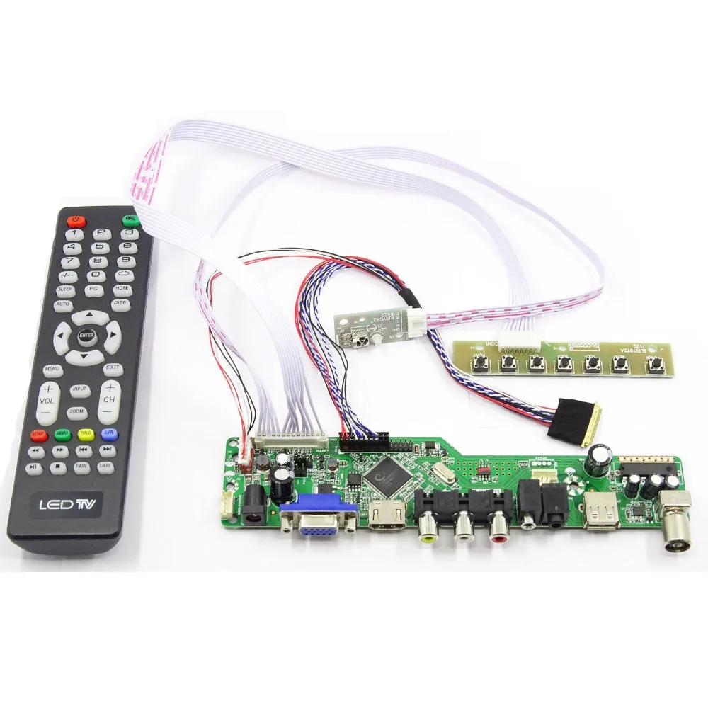 Latumab Naujas Rinkinys HSD140PHW1-B00 TV+HDMI+VGA+USB LCD LED ekrano Valdiklio Tvarkyklę Valdybos Nemokamas pristatymas