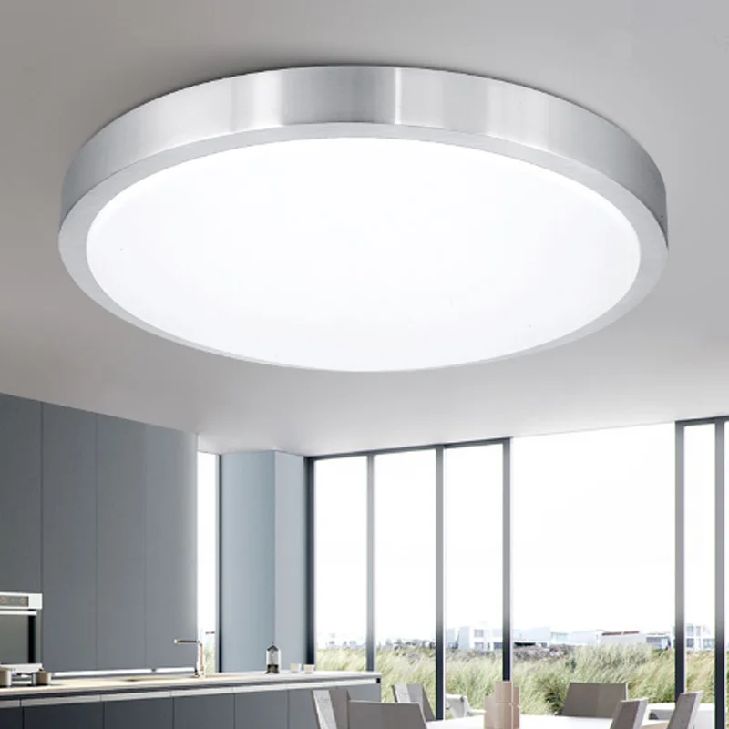 Lubų šviestuvai, LED lempos, Skersmuo 21/26cm Acryli skydelis Aliuminio rėmas krašto patalpų apšvietimas Miegamajame gyvenimo virtuvės LED lempa 12W