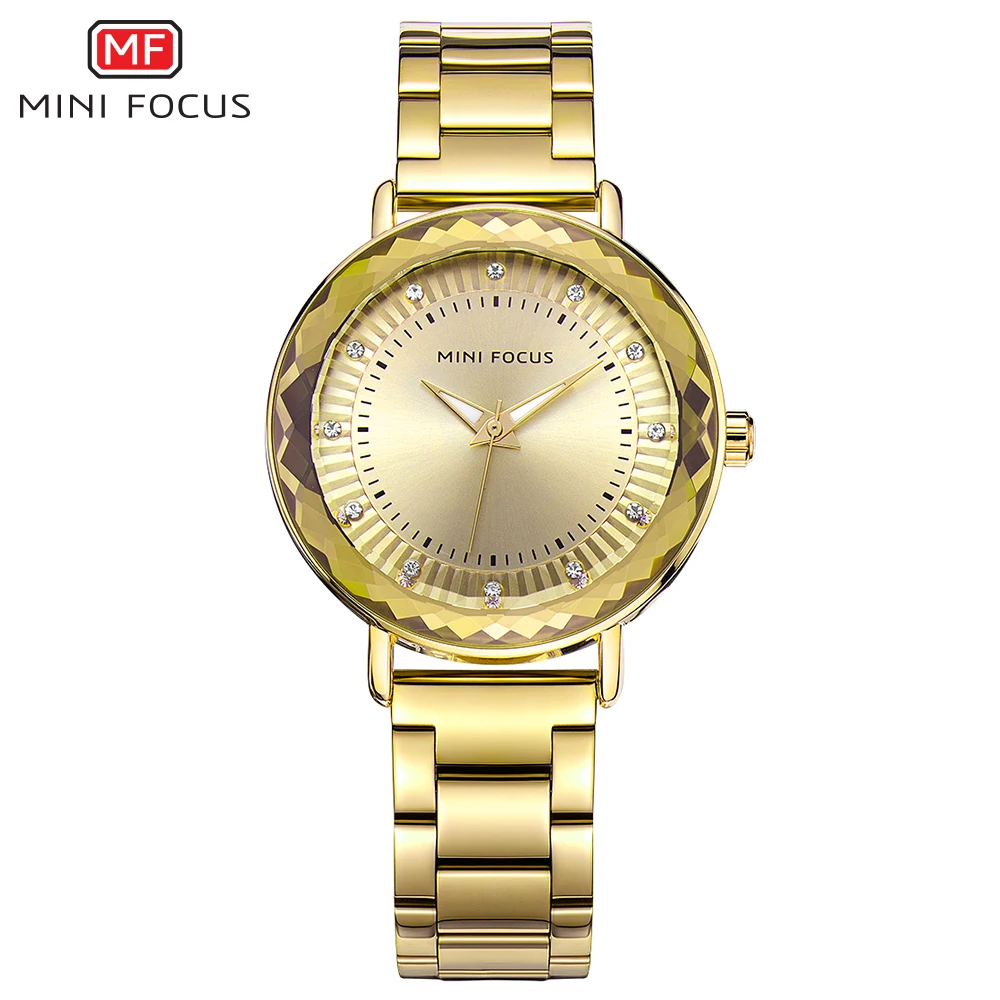 MINIFOCUS Mados Aukso Laikrodžiai Moterims, Kvarciniai Laikrodžiai Ponios Viršų Prabangos Prekės ženklo Moterų Riešo Žiūrėti Mergina Laikrodis Relogio Feminino