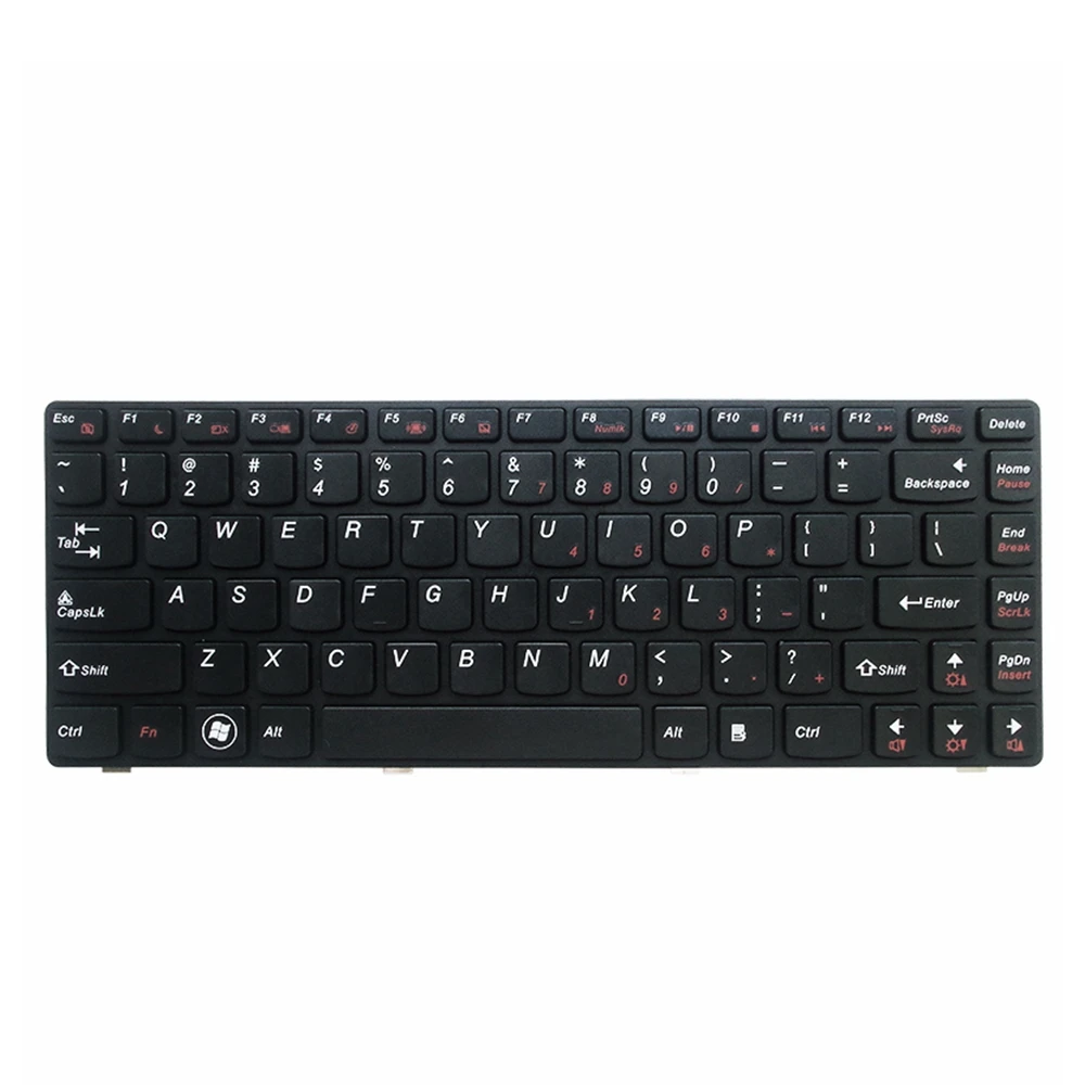 MUMS Juodas Naujas lietuvių Pakeisti nešiojamojo kompiuterio klaviatūra Lenovo G480 G485 Z380 Z480 Z485