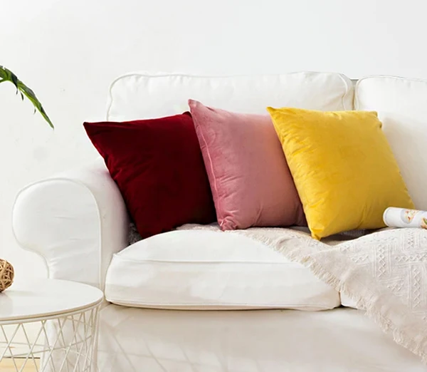 Mados aikštė aksomo pagalvėlės dekoratyvinis sofos pagalvę