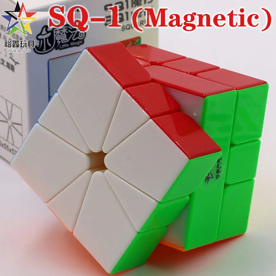 Magijos kubo galvosūkį YuXin Mažai Magija KV. 1 kv.-1 Magnetinis keistos formos profesinio mokymo tvist žaidimas žaislai kubo dovana Z