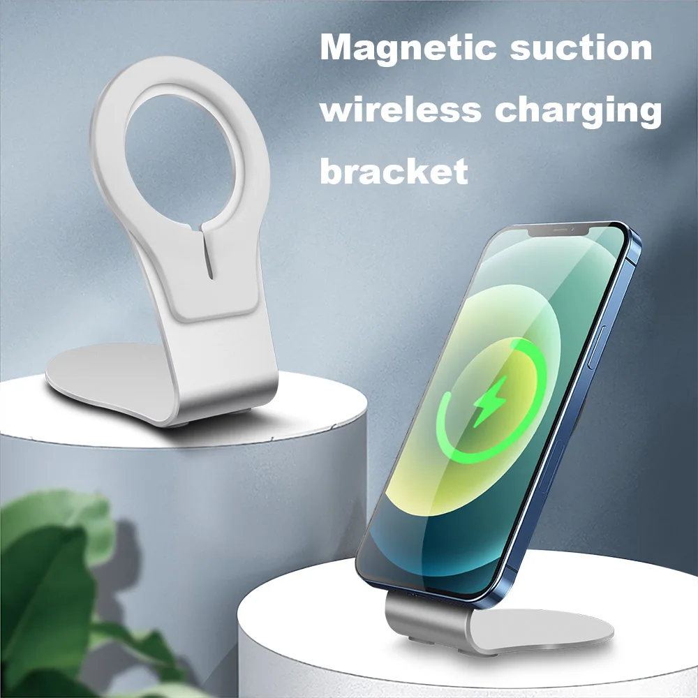 Magnetinio Belaidis Kroviklis Bazės Savininkas Darbalaukio Mobiliojo Telefono Stovas Magsafe Įkrovimo Laikiklis iPhone 12 /12 Pro/Mini/Pro Max