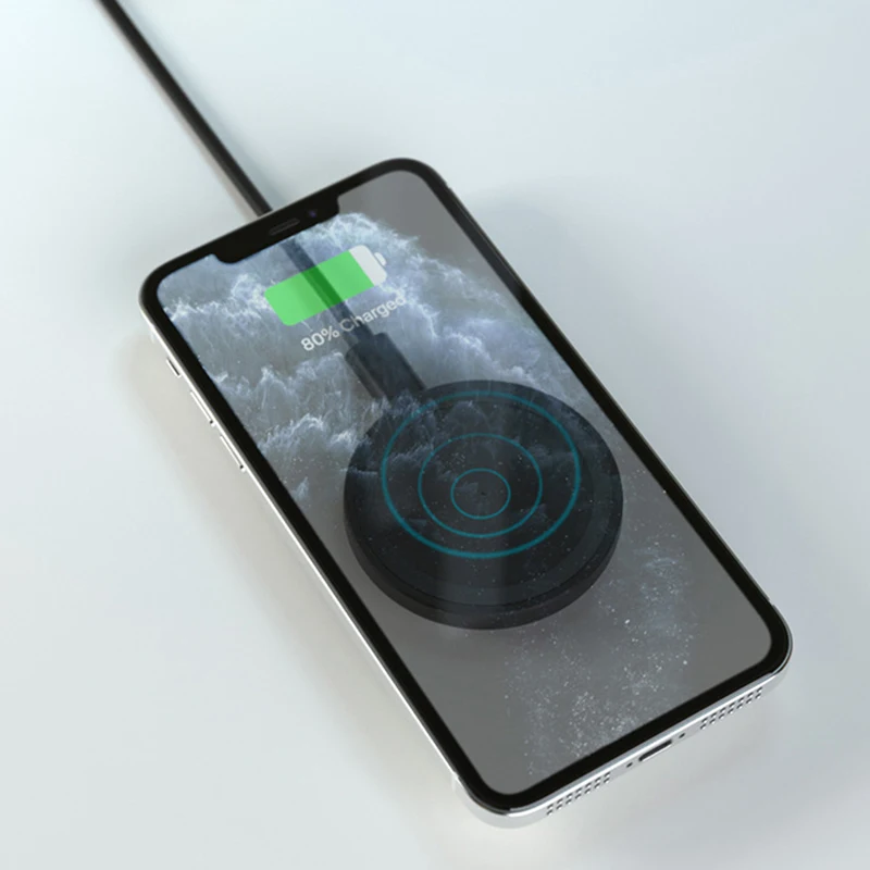 Magnetinio Belaidis Kroviklis Greito Įkrovimo Indukcijos Belaidis Kroviklis, Skirtas Iphone12 Huawei 
