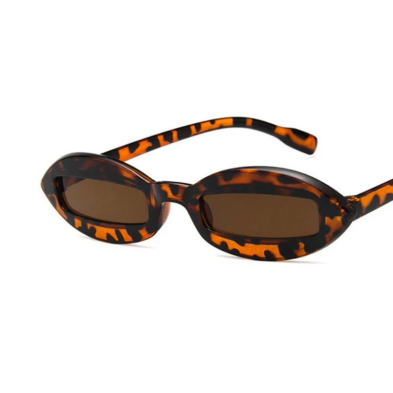 Mažas Cat Eye Akiniai nuo saulės Moterims Derliaus Unikalaus Dizaino, Stačiakampio Saulės Akiniai Vyrų Mados Rėmo gafas de sol oculos feminino