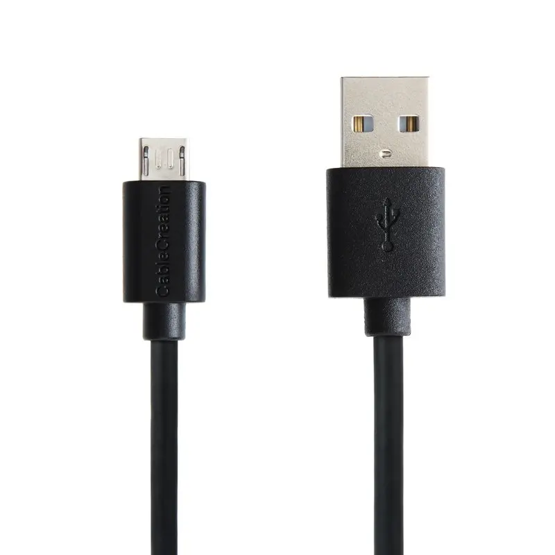 Micro USB 2.0 Laidas 6 Pėdų USB 2.0 Micro-USB Kabelis, Didelės Spartos Vyrų Micro B Trigubai Ekranuotas Kabelis 1.8 M/Black