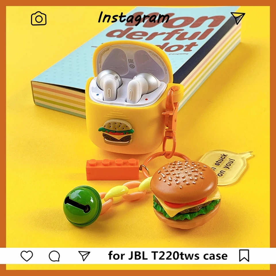 Mielas hamburger Silikoninis Dangtelis JBL MELODIJA 220 TWS Atveju 