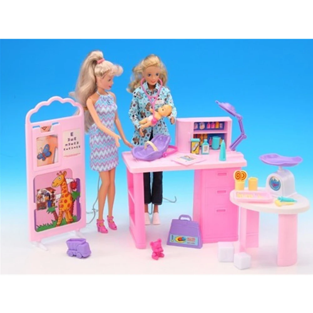 Miniatiūriniai Baldai, Kūdikių Priežiūros Centras Mini Aksesuarų Barbie Doll House Classic Žaislai Mergina Nemokamas Pristatymas
