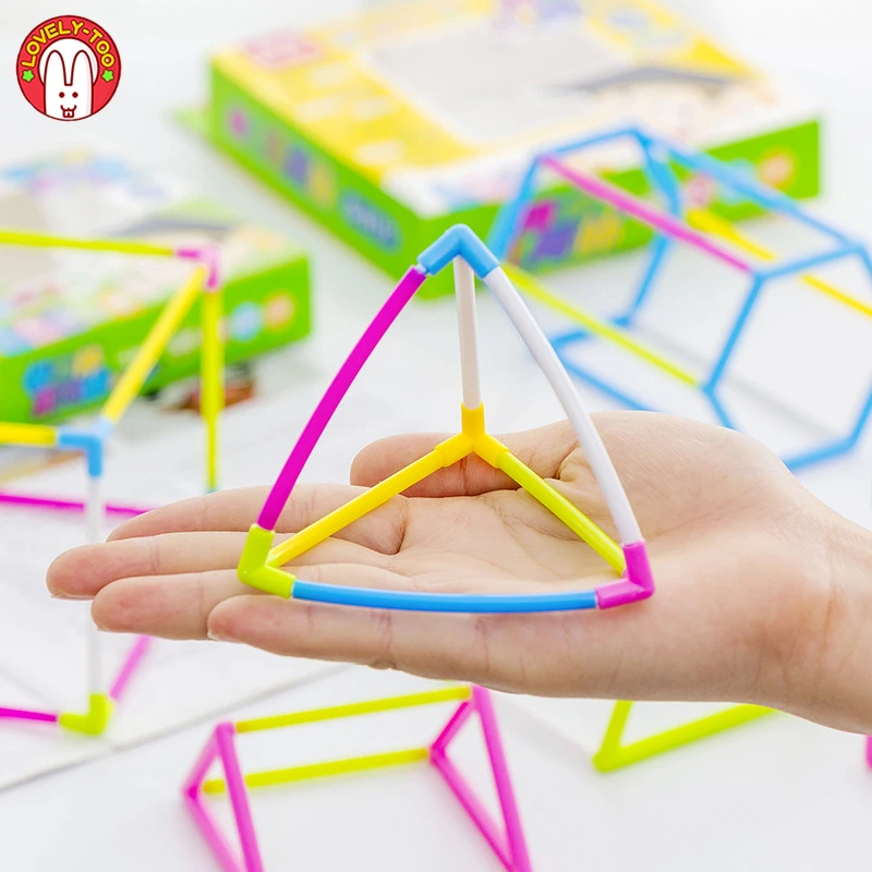 Montesori Žaislas Pirminių Matematikos Vaikai Skaičiavimo Žaislai Švietimo Vaikams Nuo 1 iki 3 Matematika ABS Kietas Geometrijos Modelį
