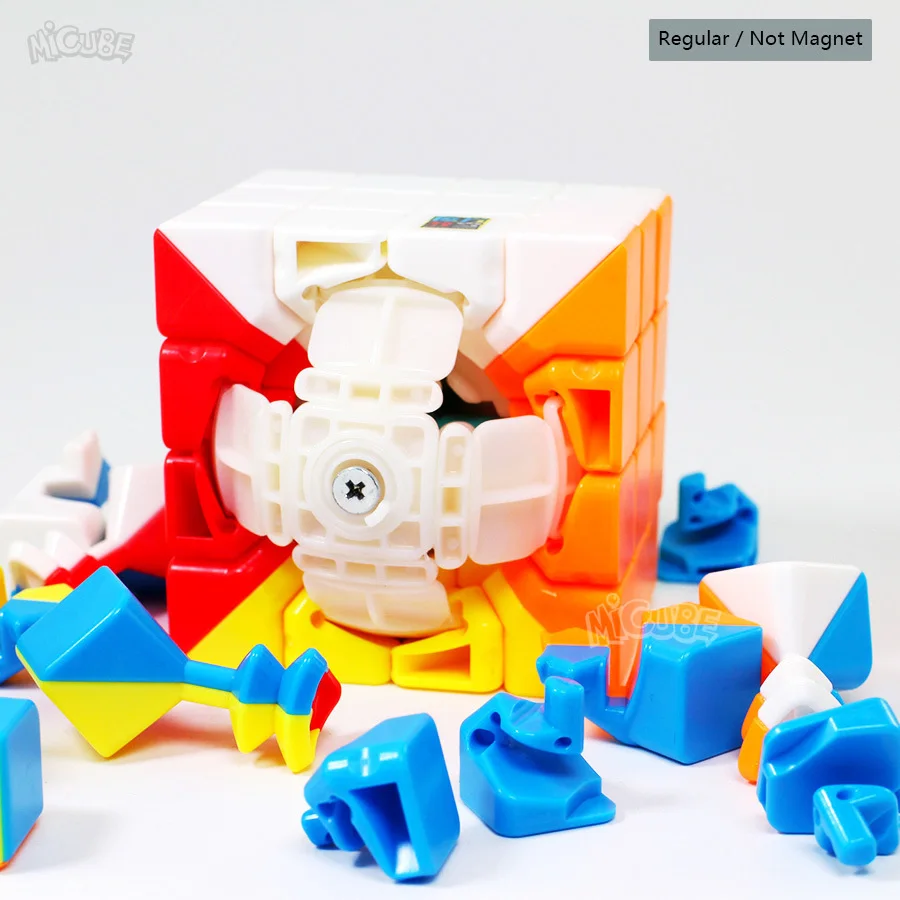 Moyu Meilong M Magnetinių Kubas 4 x 4 & Reguliariai 4x4x4 Greitis Magic Cube Puzzle Strickerless Cubo Magico Meilong 4M Žaislai Vaikams