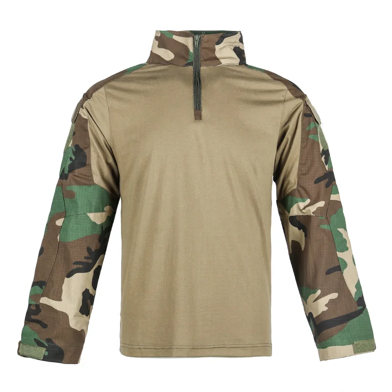 Multicam Vienodą Karinę Long Sleeve T Shirt Vyrai Kamufliažas Armijos Kovos Marškinėliai Airsoft Dažasvydis Drabužius Taktinis Marškinėliai