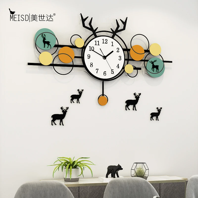 NAUJAS Silent Circle Didelis Dekoratyvinis Sieniniai Laikrodžiai, Laikrodžiai Modernus Dizainas Kambarį Namo Apdaila Sienos Laikrodžiai Sienų Lipdukai