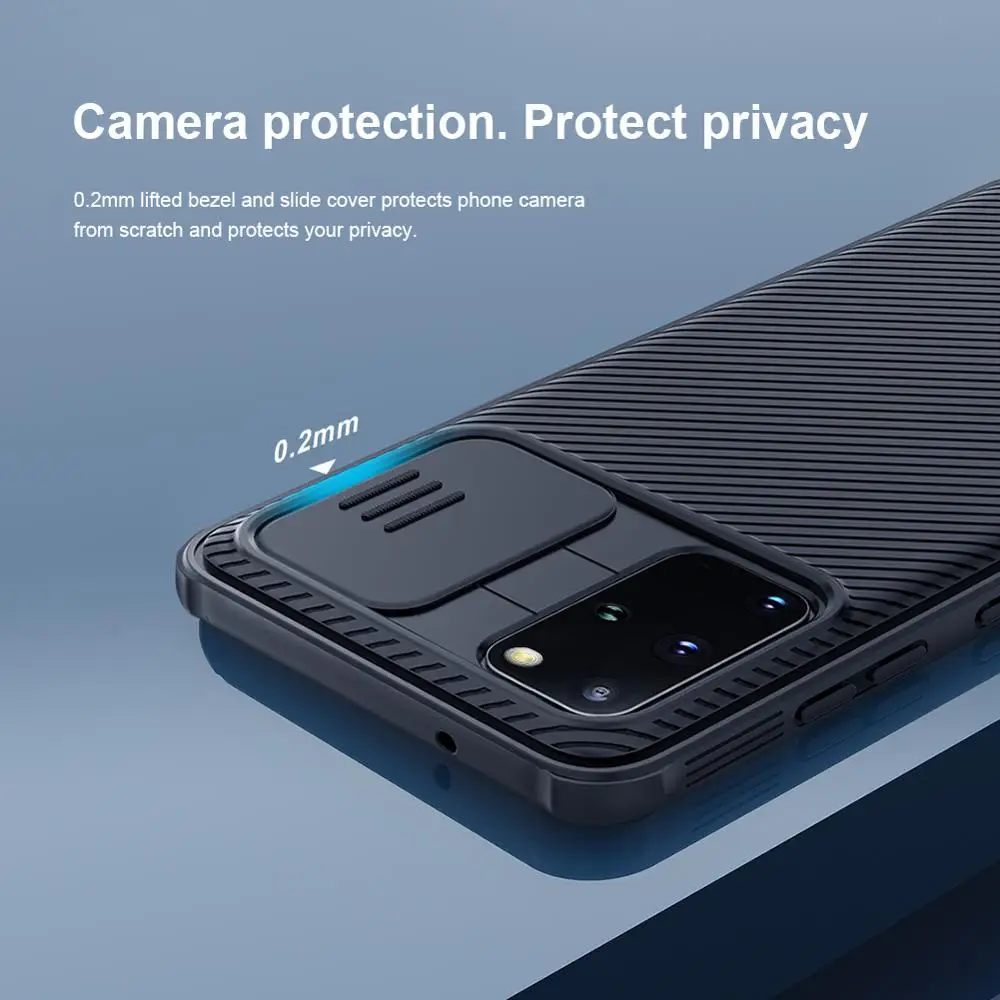 NILLKIN CamShield Pro Case For Samsung Galaxy S20+ dangteliu kameros apsaugos Galaxy S20 plius 5G atveju galinį dangtelį