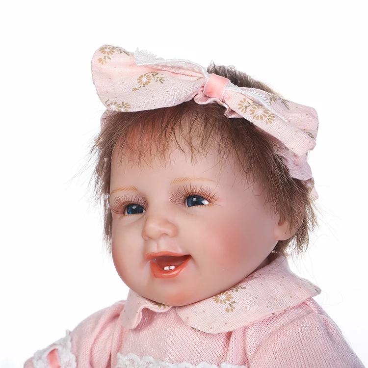 NPKCOLLECTION 2017 NAUJŲ karšto pardavimo tikroviška reborn baby doll, minkštas nekilnojamojo švelnus prisilietimas Kalėdų dovana vaikams