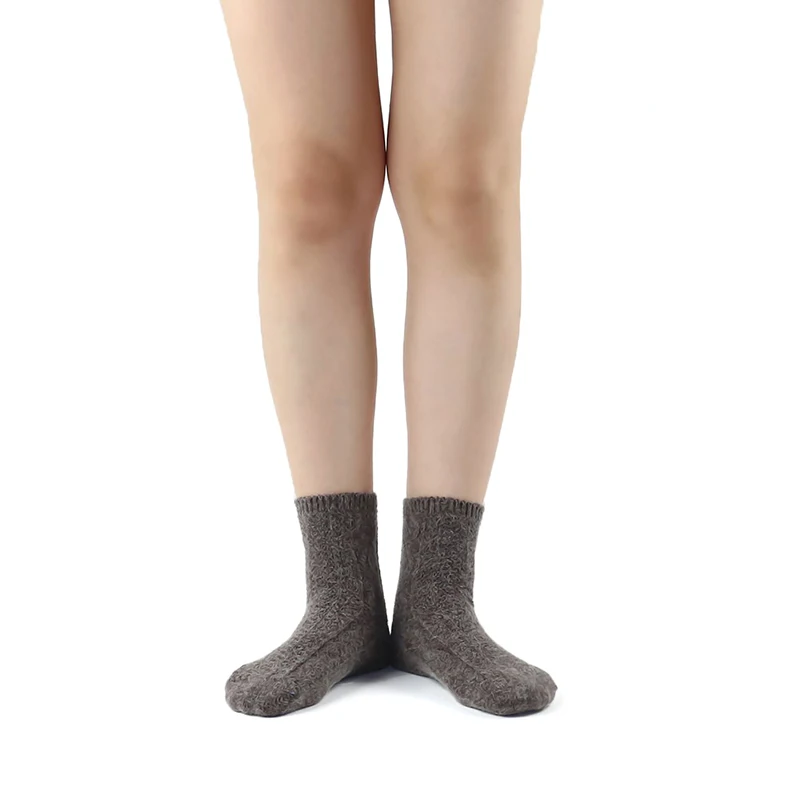 Natūralaus Triušio Kailio Moterų Kojinės Vilnos Upscale Minkštas Šiltas Žiemos Trumpos Kojinės Coolmax Suspaudimo Storio Prekės Įkrovos Ponios Kojinės