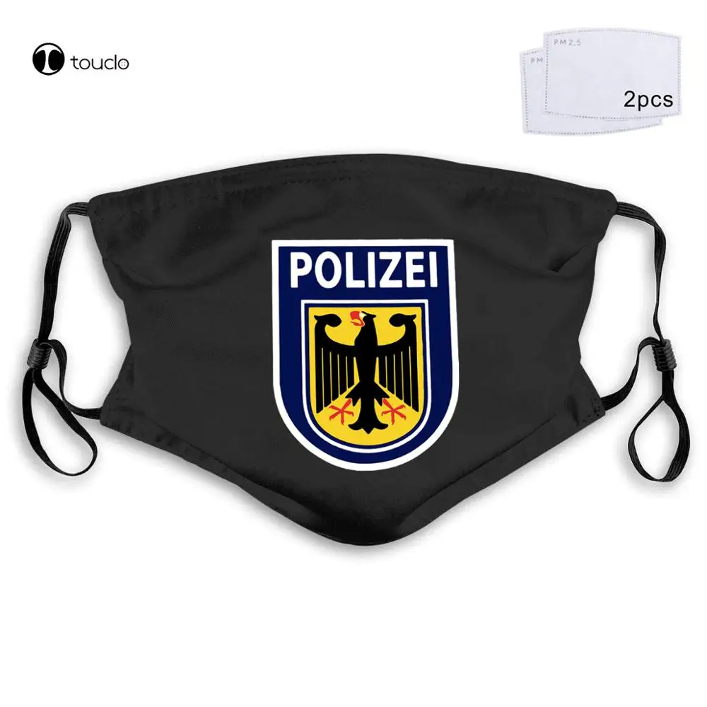 Nauja Vokietijos Miestuose Berlyne Specialiųjų Policijos Pajėgų Bundespolizei Gsg-9 Veido Kaukė Filtras Kišenėje Medžiaga Daugkartinio Naudojimo Plaunamas
