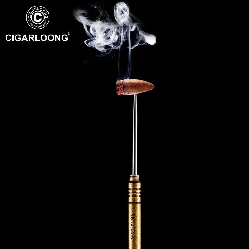 Naujas Atvykimo CIGARLOONG Cigarų Atkreipti Ruda Cigarų Įrankis Punch Cigarų Priedai Cigarų Gręžimo CL-Z01