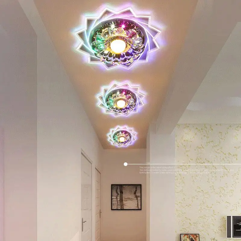 Naujas Kristalų LED Spalvinga Apšvietimo Kambarį Lubų Liustra, Šviestuvas, Dekoras, Šviesos, Interjero Dizaino Šiuolaikinės Mados