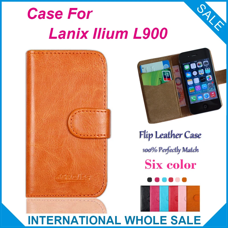 Naujausias Karšta! 2016 Lanix Ilia L900 Atveju Telefonas, 6 Spalvų, Aukštos Kokybės Odos Išskirtinis Atvejis Lanix Ilia L900 Stebėjimą