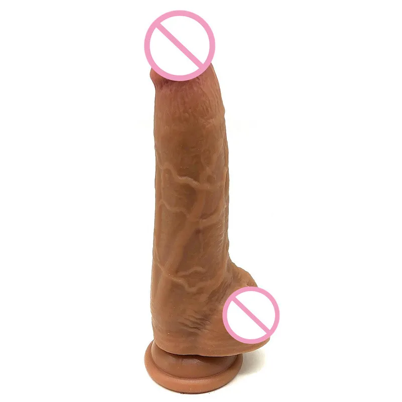 Nekilnojamojo Odai Jaustis Silikonas Švelnus Dildo Su Siurbtuko Realistiškas Penis Didelis Penis Sekso Žaislas, Skirtas Moters Produktų Strapon Vibratorių Moterims