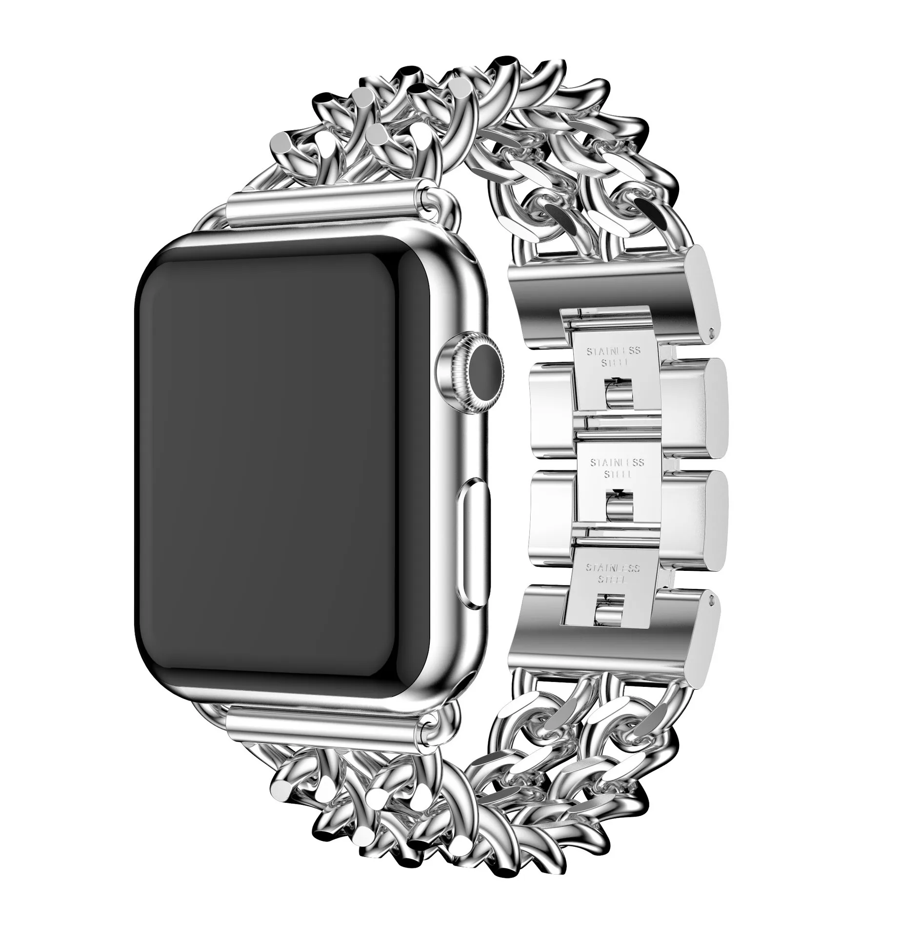 Nerūdijančio Plieno Grandinės Dirželis Tinka Apple Žiūrėti Samsung S3 38mm 42mm 40mm 44mm 22mm Juosta Išmaniųjų Laikrodžių Apyrankės Iwatch Series 5 4