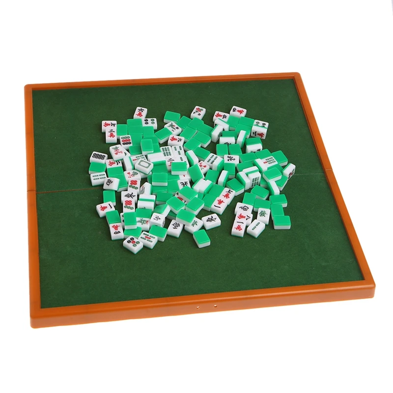 Nešiojamų Mini 144 Mahjong Nustatyti Mah jong Lentelė Tradicinis Žaidimas Kelionės Sulankstomas