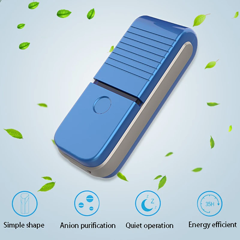 Nešiojamų Oro Valytuvas Kaklo Kabo USB Portable Oro Valytuvas Oro filtras Oro Valytuvas Pašalinti Dulkių Valytuvas