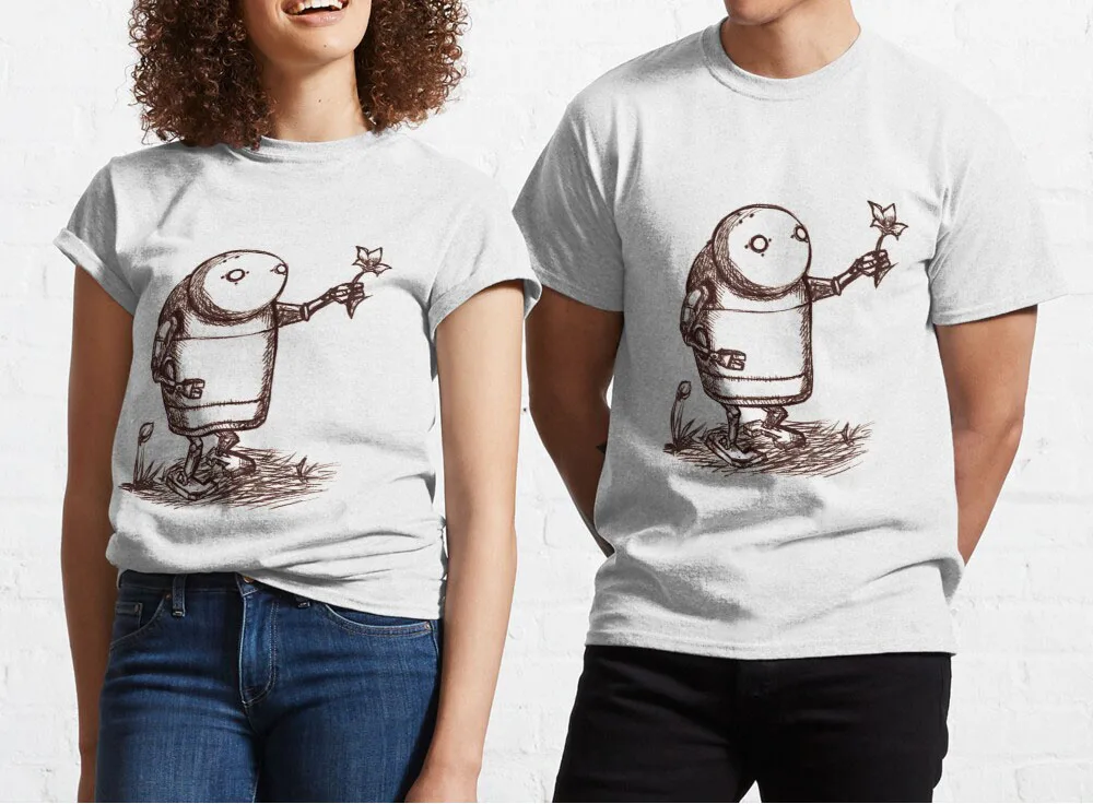 NieR Automatai Robotas Vyrų, Moterų, T-marškinėliai, Topai Marškinėlius (T-shirt Įgulos Kaklo Įrengtas Minkštas, Anime, Manga, Marškinėliai, Drabužiai