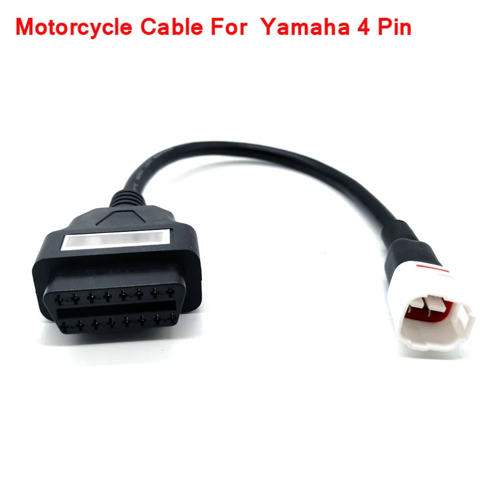 OBD Motociklo Kabelis Yamaha 3 Pin/4 Pin Plug Kabelio Diagnostikos Kabelis 3Pin/4Pin su OBD2 16 pin Adapter