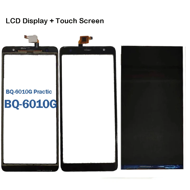 ORIGINALUS 6.0 Colių BQ Mobiliojo BQ-6010G Practic BQ-6010G LCD Ekranas+Touch Ekranas skaitmeninis keitiklis Atskirai Su Įrankiais
