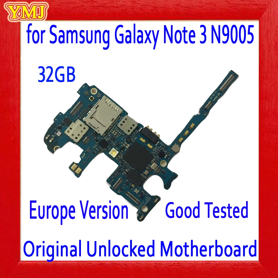 Original atrakinta Samsung Galaxy Note3 N900 N9005 Plokštė su Pilna Lustai,skirti 3 Pastaba N900 Logika lenta,Nemokamas Pristatymas