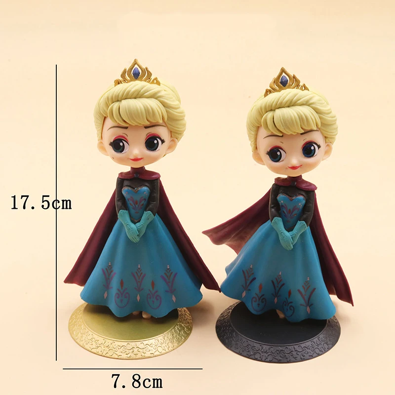 Originali Disney Frozen2 Elsa Anna Sofia Princesė Žaislai PVC Anime Pav Tortas Įskiepiai Apdailos Žaislas Vaikams Mergina Gimtadienio Dovana