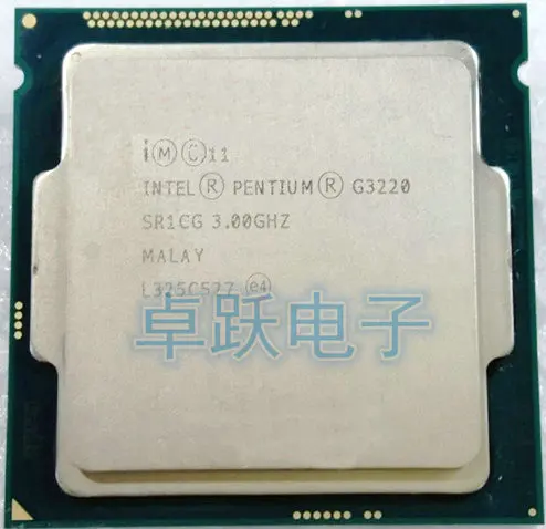 Originalus Intel Pentium G3220 Haswell LGA 1150 Dual Core 3.0 GHz L3 Cache 3M HD Graphics Desktop CPU nemokamas pristatymas