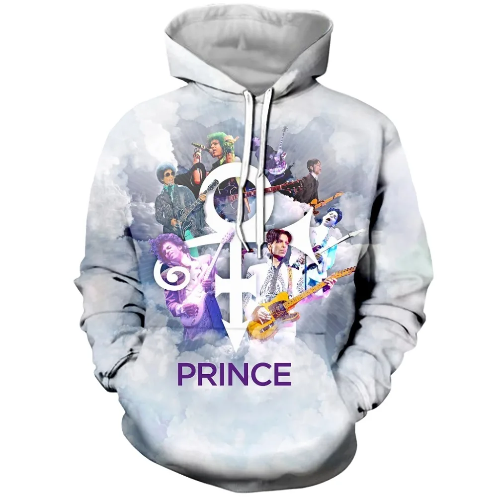 PLstar Kosmosas 2019 Naujas Vyras Dainininkas Prince 3D Spausdinimo Hoodies Moterų/Vyrų Atsitiktinis Gobtuvu Palaidinukė Viršuje Tees Dropshipping