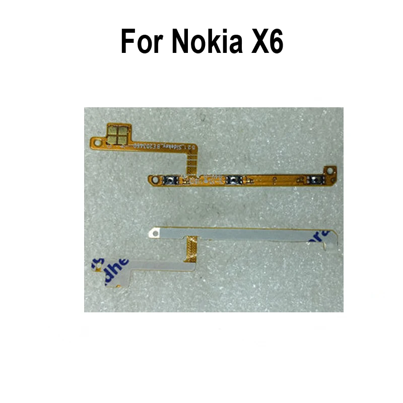Pakeitimo Įjungimo/Išjungimo Mygtukas Ir Tūrio Šoninis Mygtukas Flex Kabelis Skirtas Nokia X6 Pusėje Klavišą Galios Garso Mygtuką, Flex Kabelis