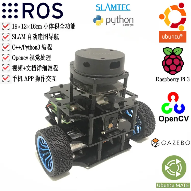 Pažangiojo Automobilio ROS Robotas Statybos Navigacijos Vizija Plėtojant Mokymosi Rinkinys