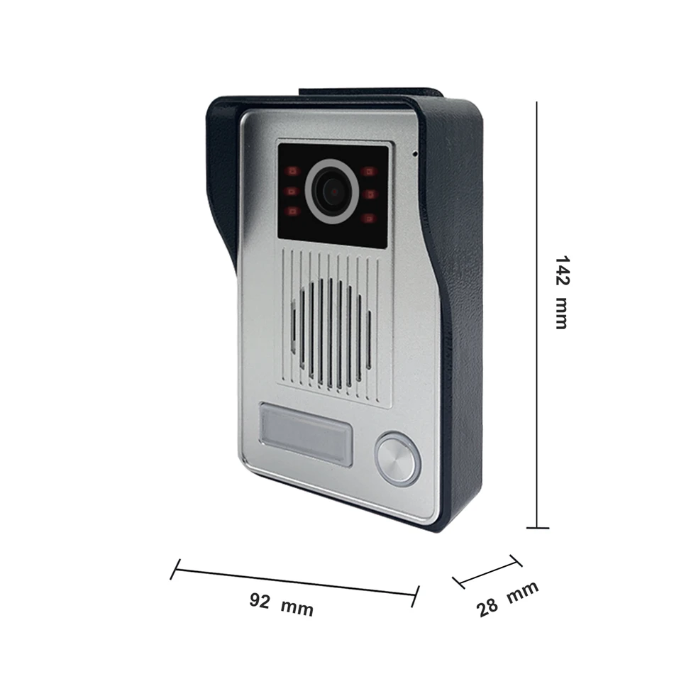 [Platus kampas 150°]Homefong 7 Colių, Smart Wifi Vaizdo Duris Telefono Domofonas Sistema Doorbell Su Kamera Home Security Įrašyti Atrakinti