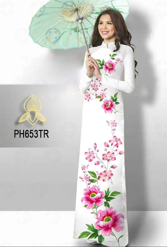 Pritaikyta aodai vietnamas drabužių cheongsam aodai vietnamas suknelė vietnamo tradicinių cheongsam suknelė 2 vnt rodyti drabužiai